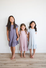 *NEW* HALLE NIGHTGOWN IN RIBBED PURPLE