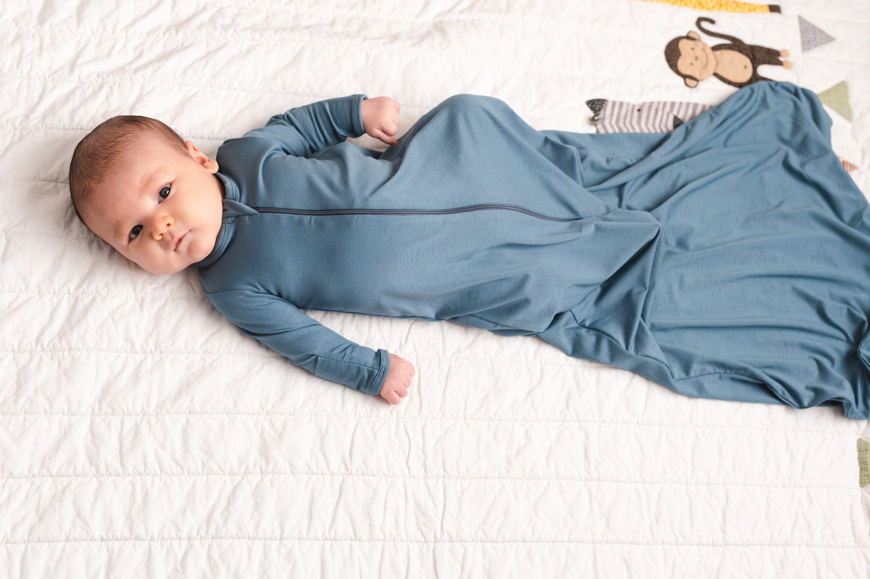 DROPPING FRIDAY! Knotted Sleepsack, Soft Baby Pajamas, Zipper Baby Pajamas with Cuffs, Baby Nightgown,Soft Baby Gown,Baby Gift,Babyshower